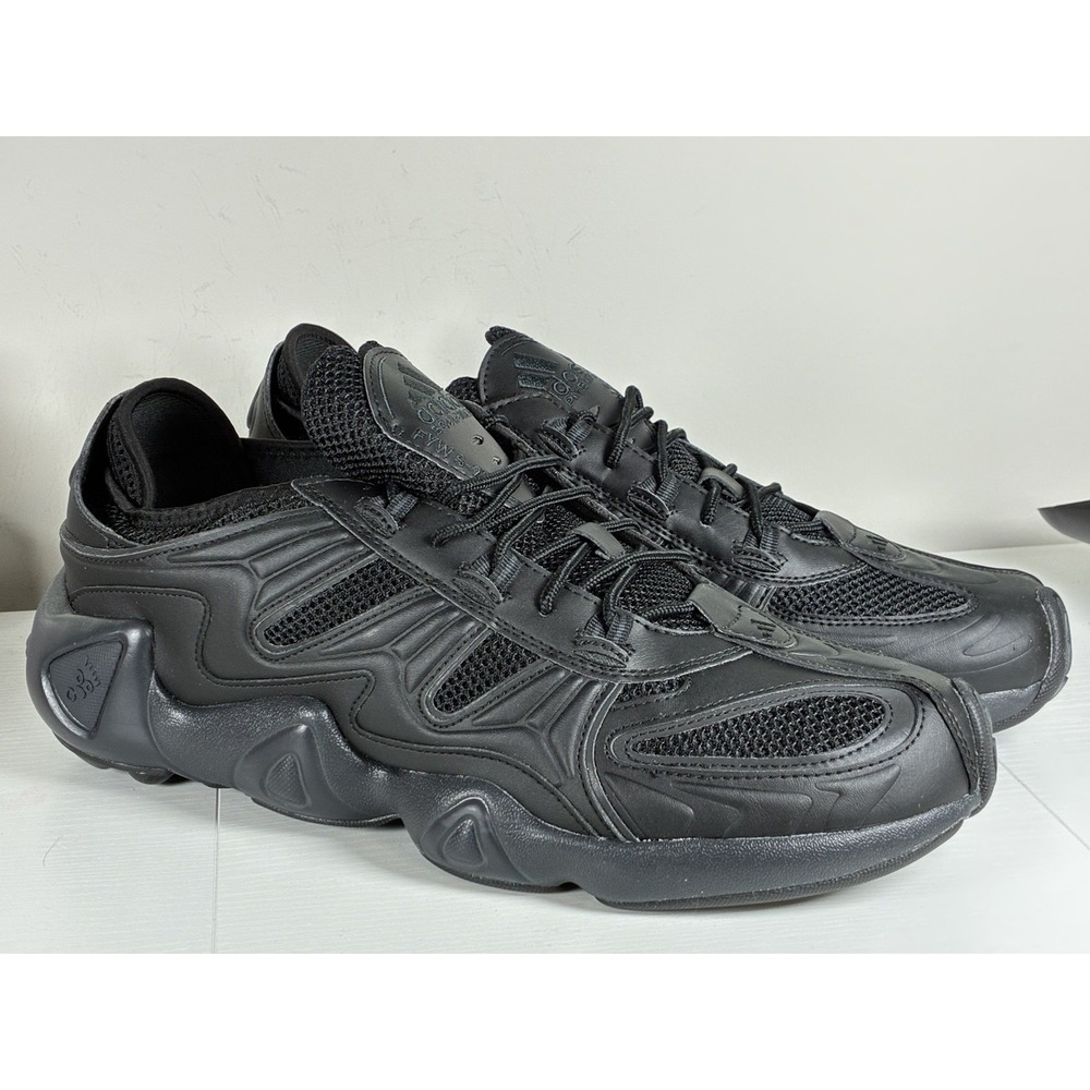 adidas Men's FYW S-97 Originals Triple Black Torsion Sneakers Sz 12.5